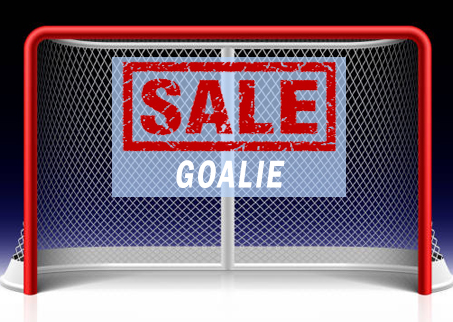 On Sale Goalie Gear Website Banner Link to On Sale Goalie Gear Page